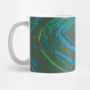 Coiled Greens & Blues Mug